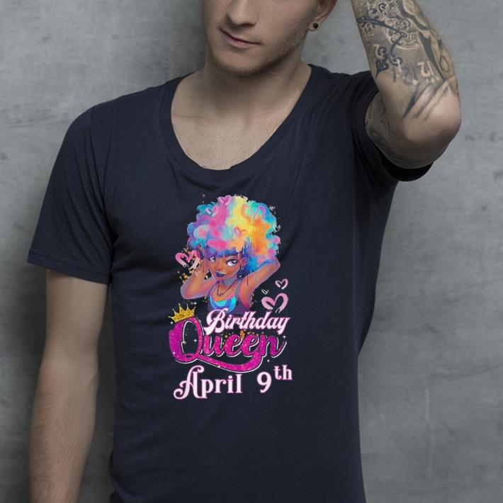 April 9th Birthday Queen Aries Zodiac shirt