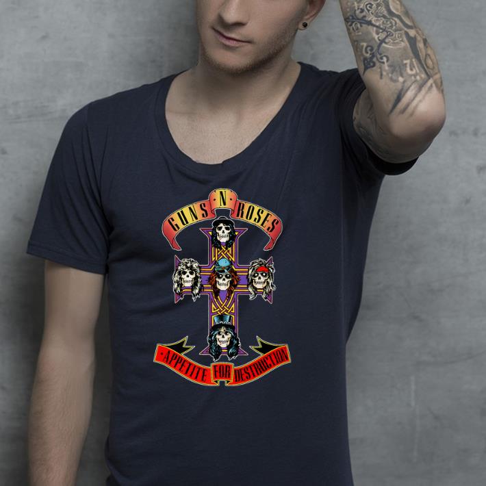 Guns N' Roses Classic Cross Logo shirt 7 Guns N' Roses Classic Cross Logo shirt