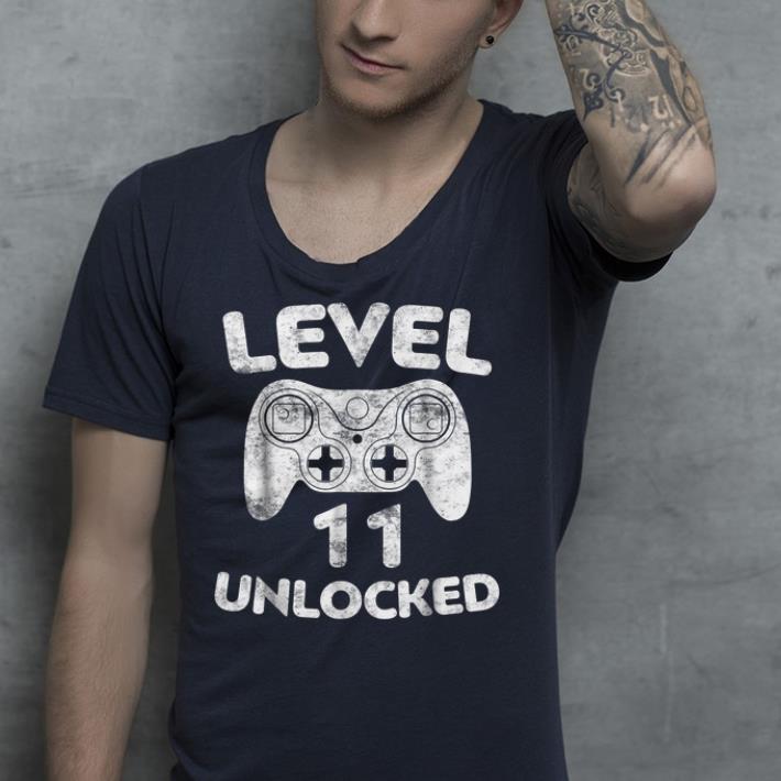Level 11 Unlocked Video Gamer shirt