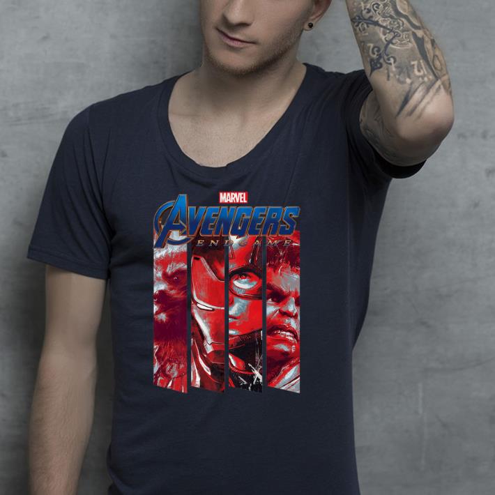 Marvel Avengers Endgame Red Tint Panels shirt