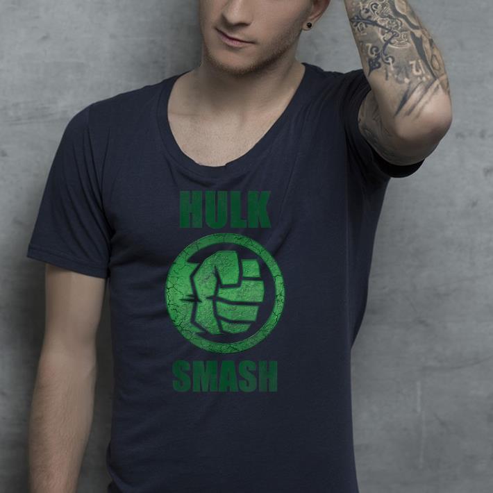 Marvel Hulk Smash Fist Circle Logo shirt