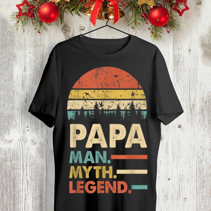 Papa Man Myth Legend Sunset shirt