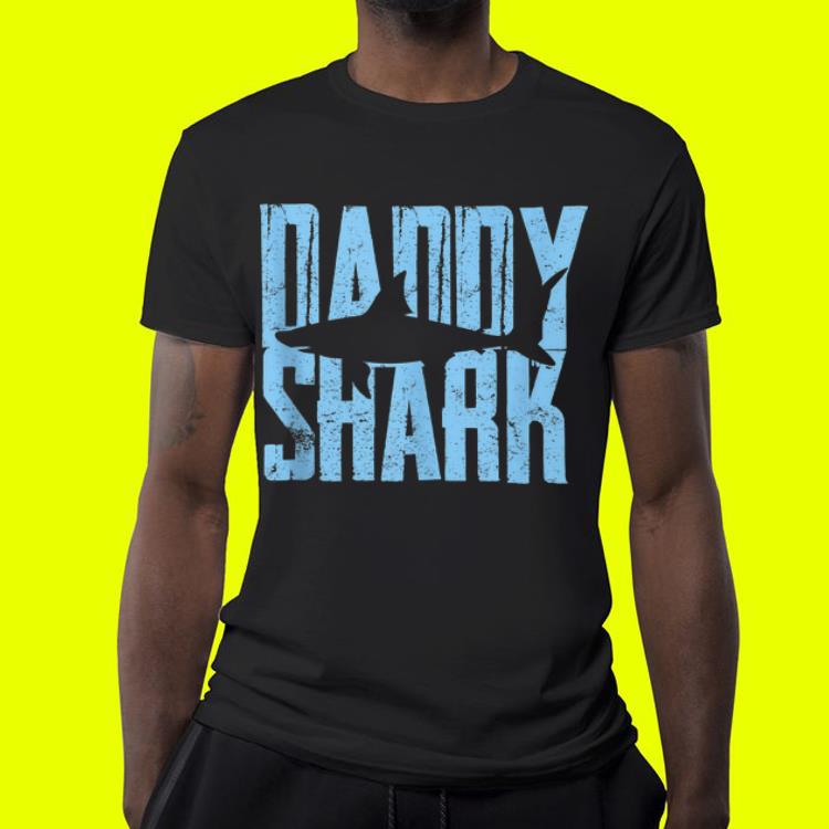 Daddy Shark Fathers Day Son Daughter shirt