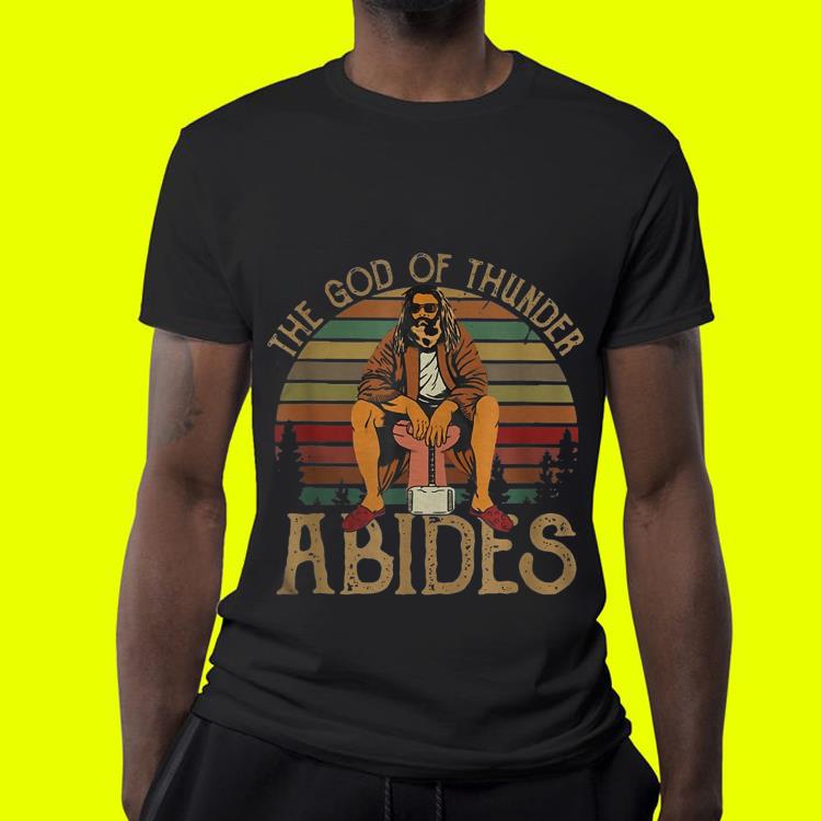 Fat Thor The God Of Thunder Abides Sunset shirt