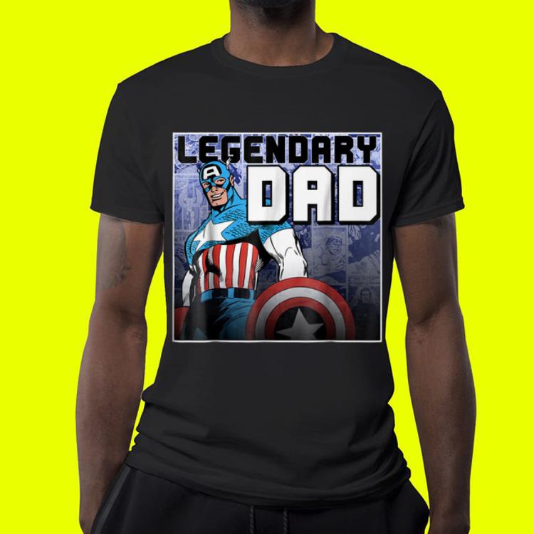 Marvel Captain America Father's Day Legend shirt