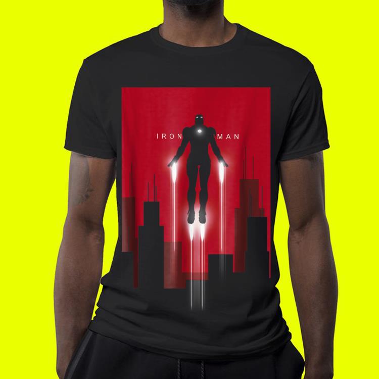 Marvel Iron Man in Flight Deco Art Style shirt