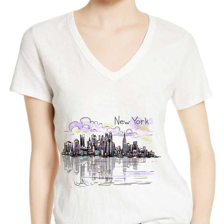 New York City skyline NYC sunset Graphic souvenir shirt New York City skyline NYC sunset Graphic souvenir shirt 4 - New York City skyline NYC sunset Graphic souvenir shirt