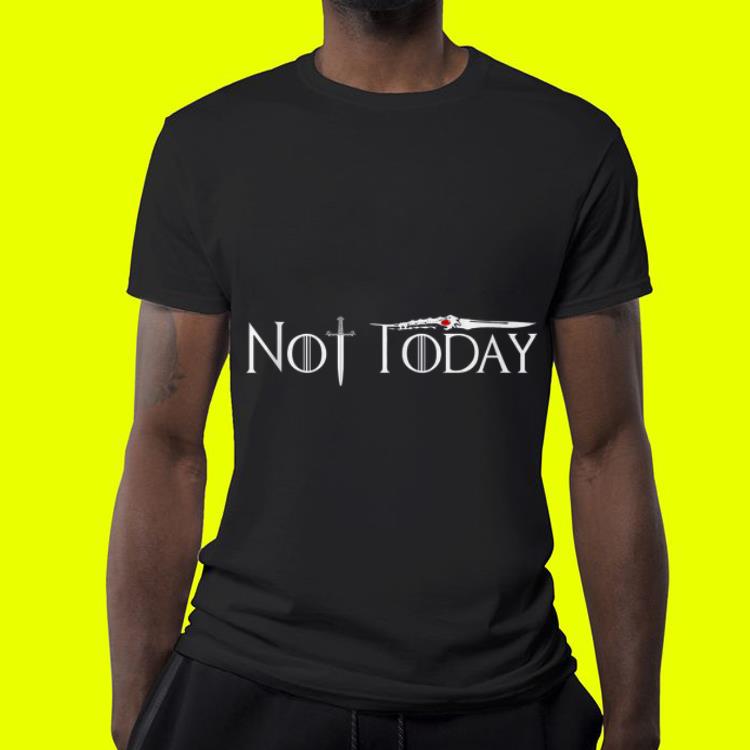 Not Today Littlefinger’s Dagger and The Ancestral Sword Of House Stark Game Of Thrones shirt