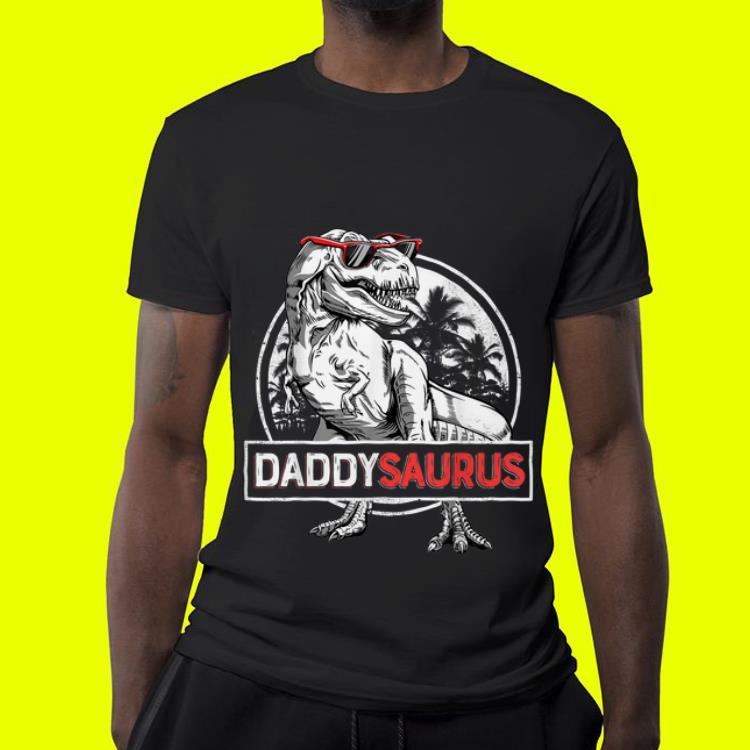 T rex Daddy Saurus Dinosaur shirt