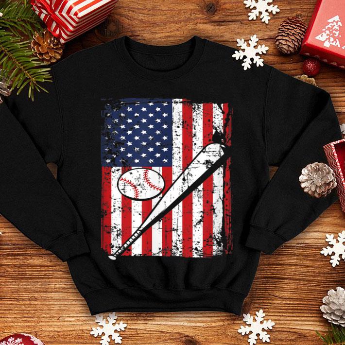 4th of July American Flag Baseball Bat Dad Father Day shirt 8 4th of July American Flag Baseball Bat Dad Father Day shirt