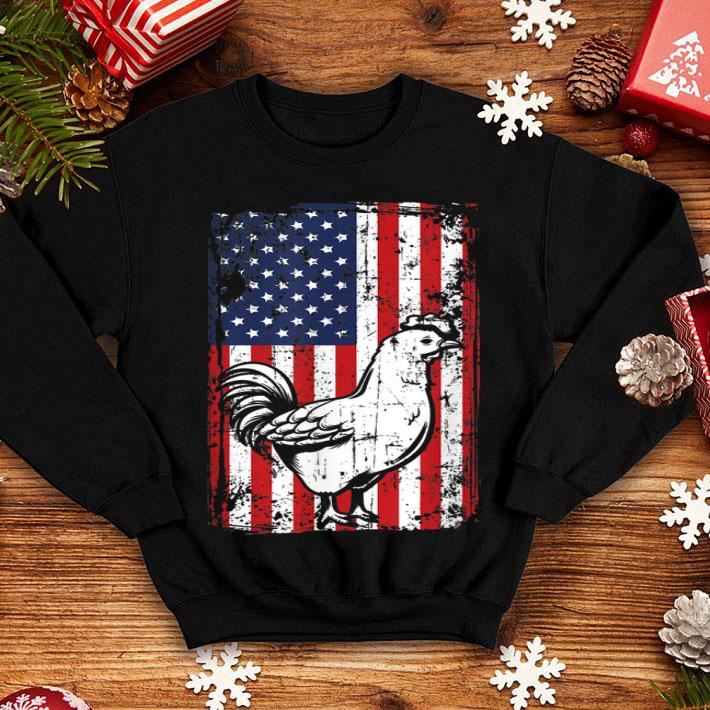 4th of July American Flag Chicken Farm Hen shirt 8 4th of July American Flag Chicken Farm Hen shirt
