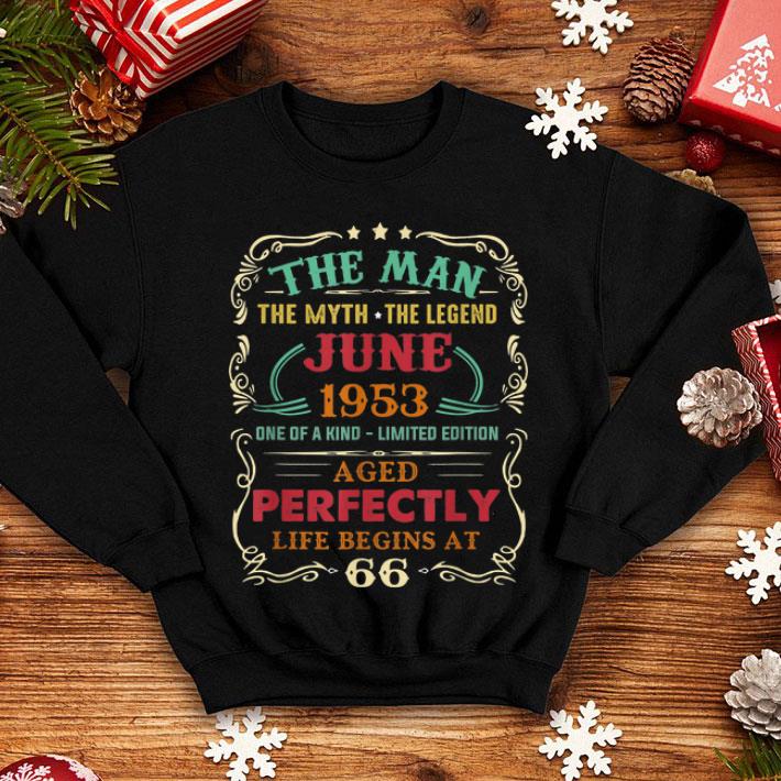 66th Birthday The Man Myth Legend June shirt