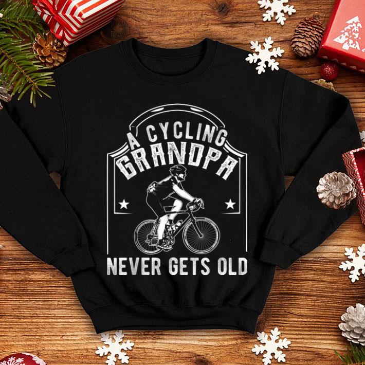 A Cycling Grandpa Never Gets Old shirt