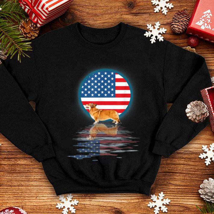 American Flag 4th Of July Independence Day Corgi shirt