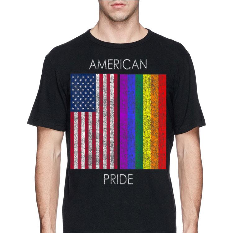 American Pride Faded American Rainbow Flag shirt 8 American Pride Faded American Rainbow Flag shirt