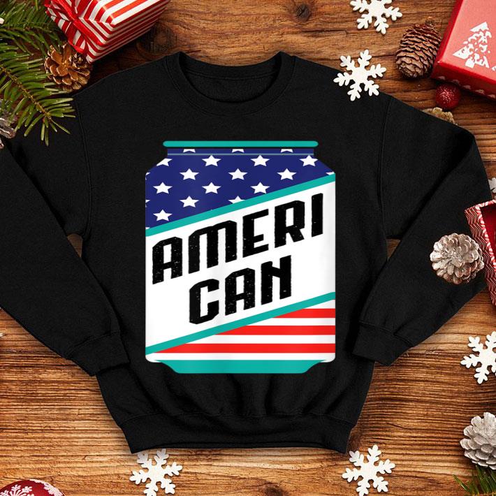 American Vintage America Beer Can 4th of July shirt