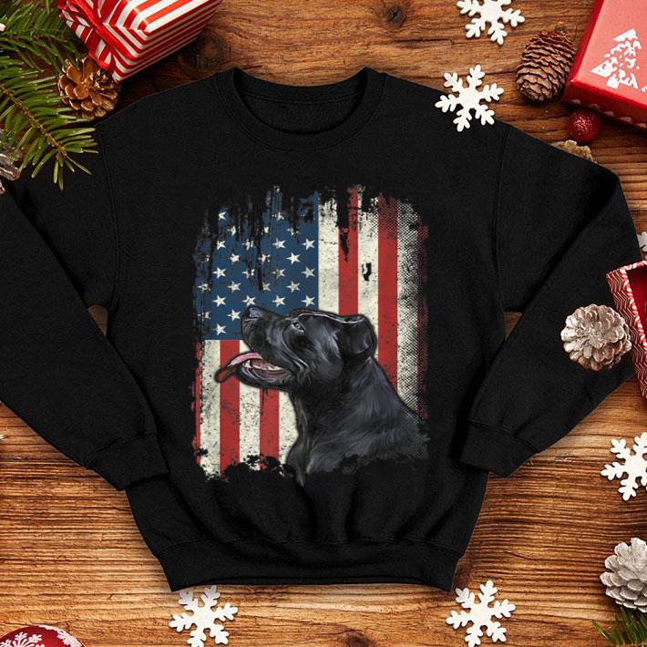 Cane Corso American Flag Usa Patriotic Dog Lover shirt