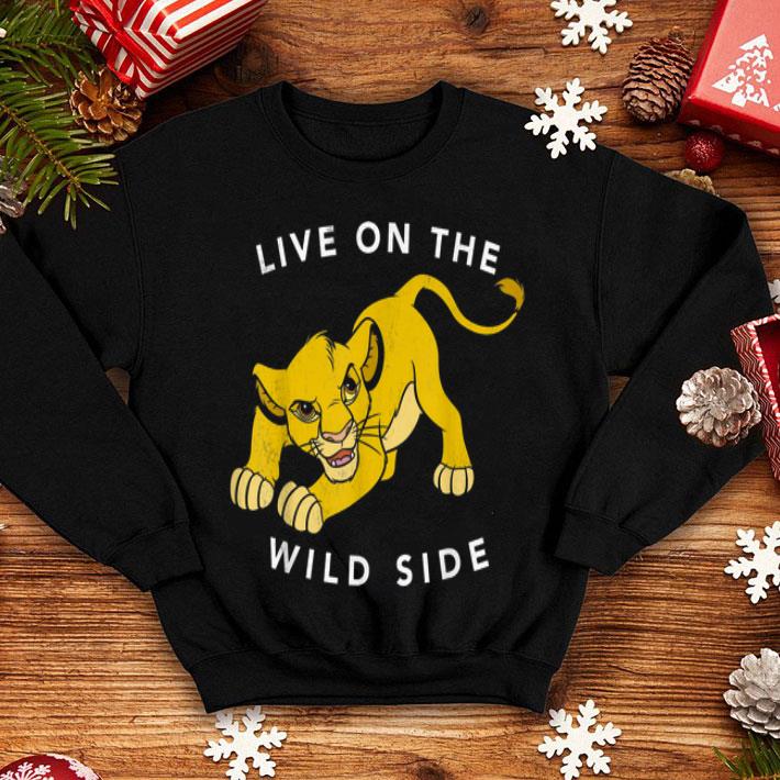 Disney Lion King Simba Live On The Wild Side Fierce shirt