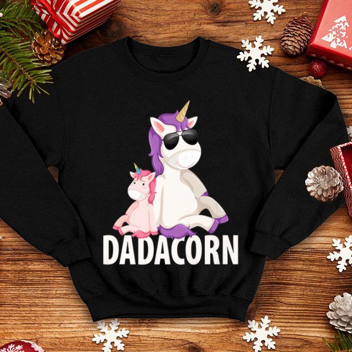 Fathers Day Dadacorn Dad And Baby shirt
