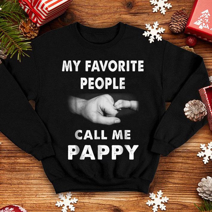 Fathers Day My Favorite People Call Me Pappy Dad And Son shirt