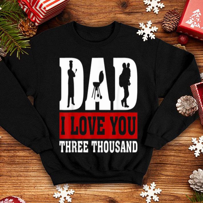 I Love You Dad 3000 Chef Father Day shirt