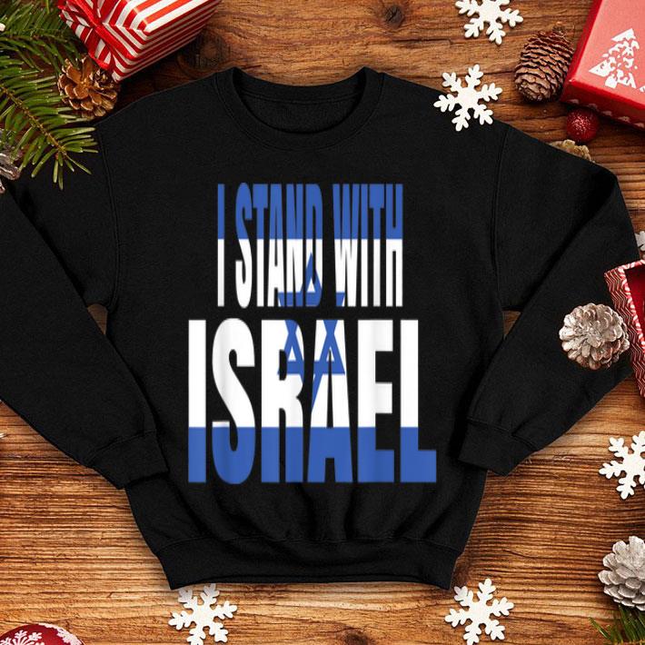 I Stand With Israeli Flag Jewish Support shirt