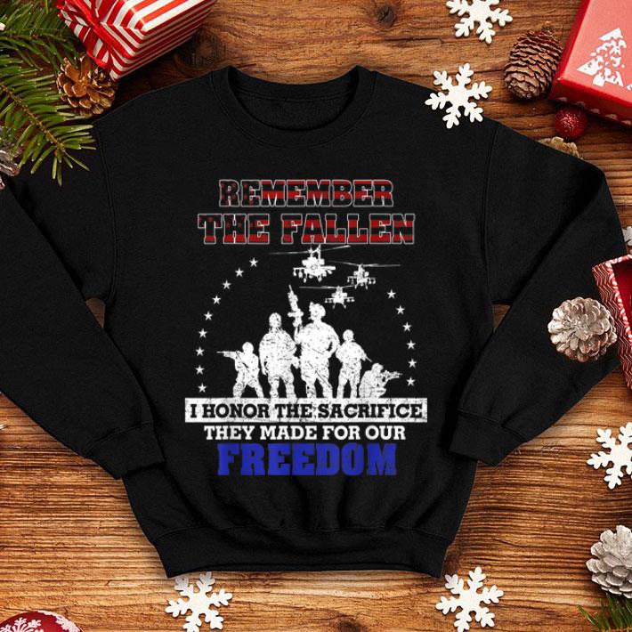 Memorial Day Remember The Fallen American Flag shirt