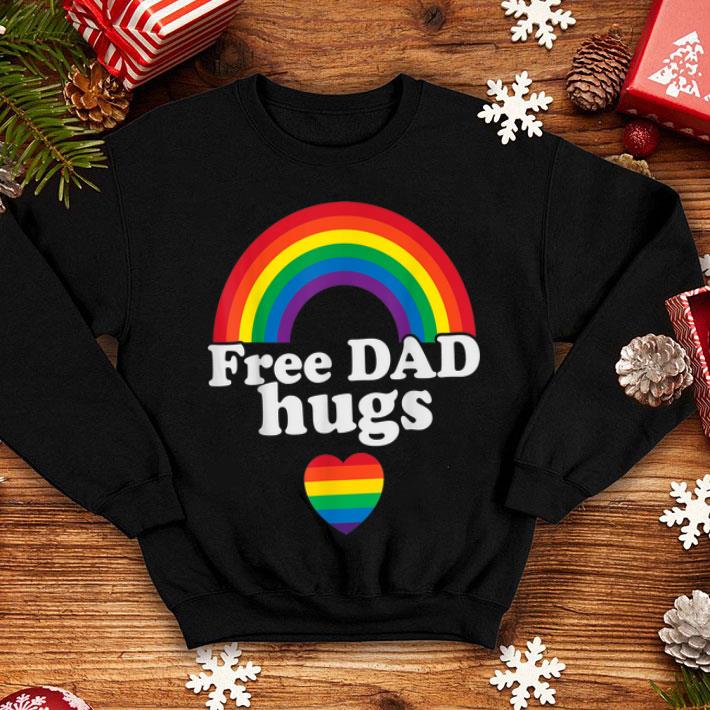 Mens Free Dad Hugs Rainbow Gay LGBT Pride shirt 8 Mens Free Dad Hugs Rainbow Gay LGBT Pride shirt