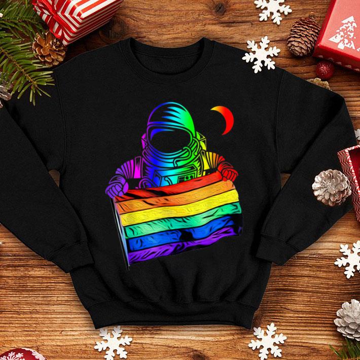 Pride Flag LGBT Flag Astronaut For LGBT Parade shirt