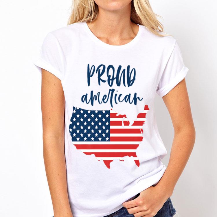 Proud American Fourth of July USA Flag Labor Memorial Day Premium shirt