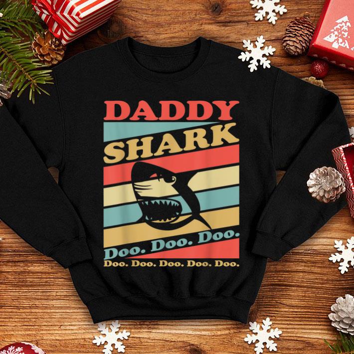 Retro Vintage Daddy Shark Doo Doo Doo Father Day shirt 8 Retro Vintage Daddy Shark Doo Doo Doo Father Day shirt