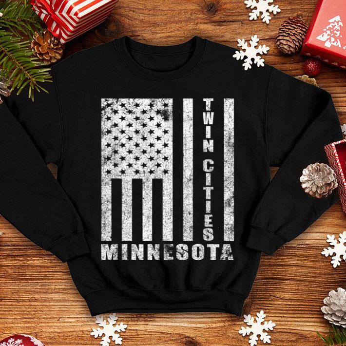TWIN CITIES MN American Flag City Family Vacation s shirt