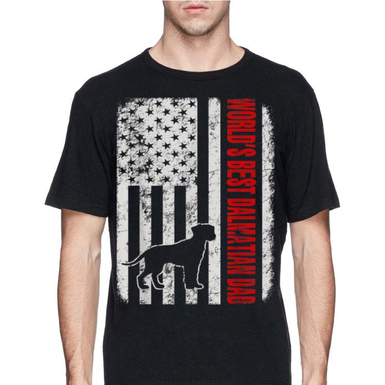 World Best Dalmatian Dad American Flag shirt 8 World Best Dalmatian Dad American Flag shirt