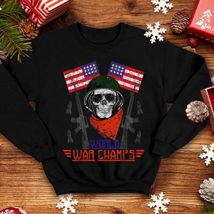 World War Champswo Guns And Skull In Army Helmet shirt 8 World War Champswo Guns And Skull In Army Helmet shirt