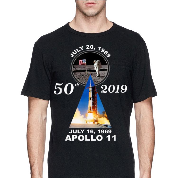 50th 2019 Anniversary Moon Landing Apollo 11 July 1969 shirt