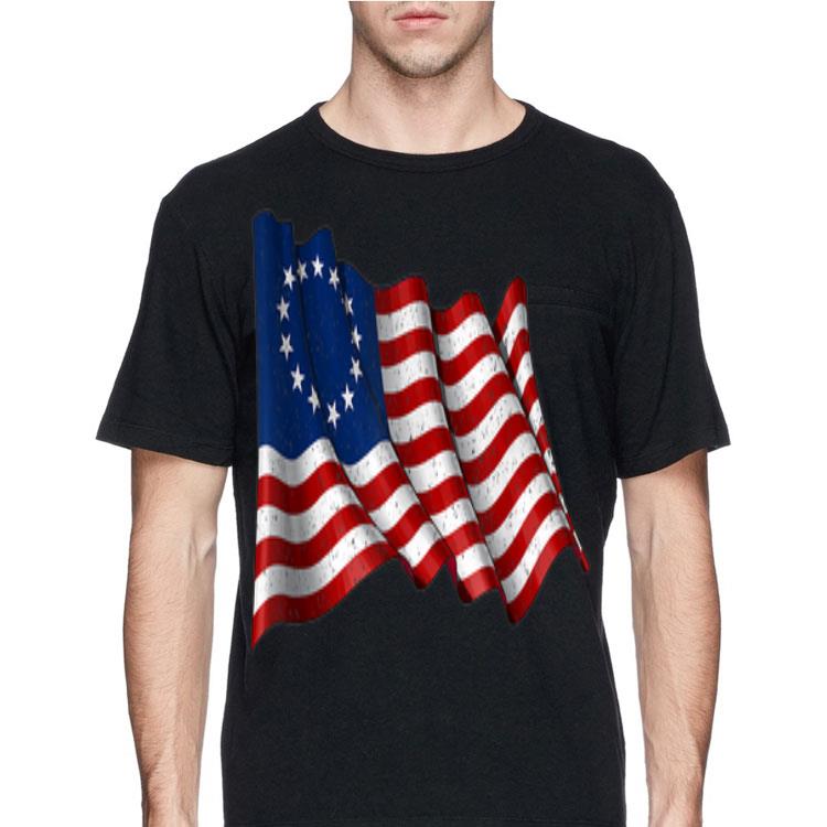 American Betsy Ross Flag Flying 1776 4th Of July Independence Day shirt