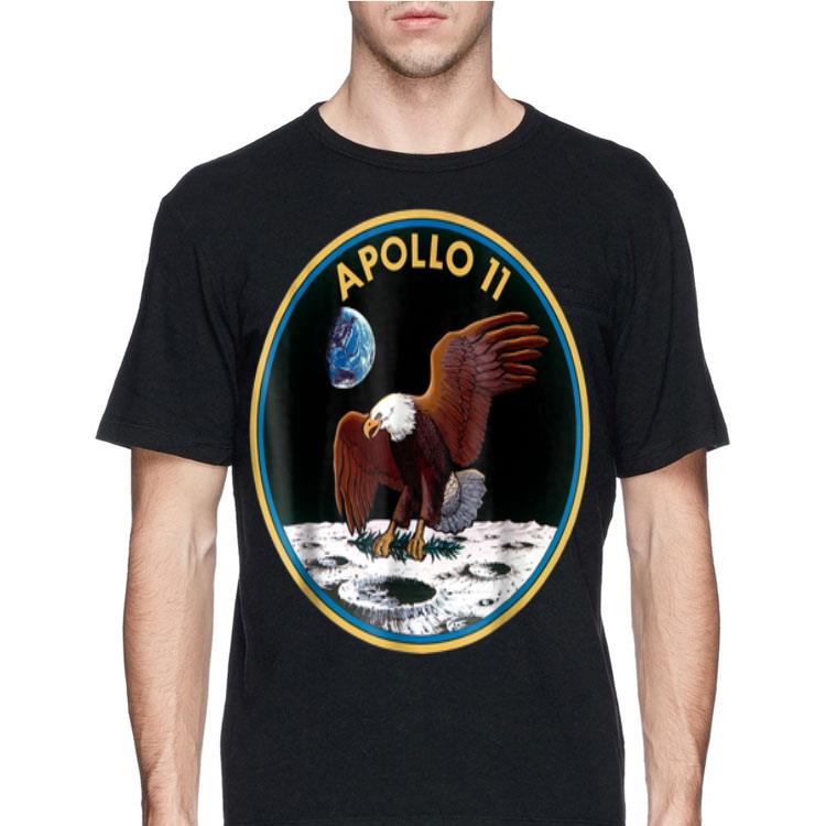 Apollo 11 NASA Space Moon Landing Eagle With Olive shirt