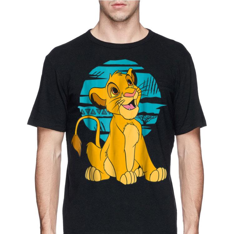 Disney The Lion King Young Simba Happy Blue Retro shirt