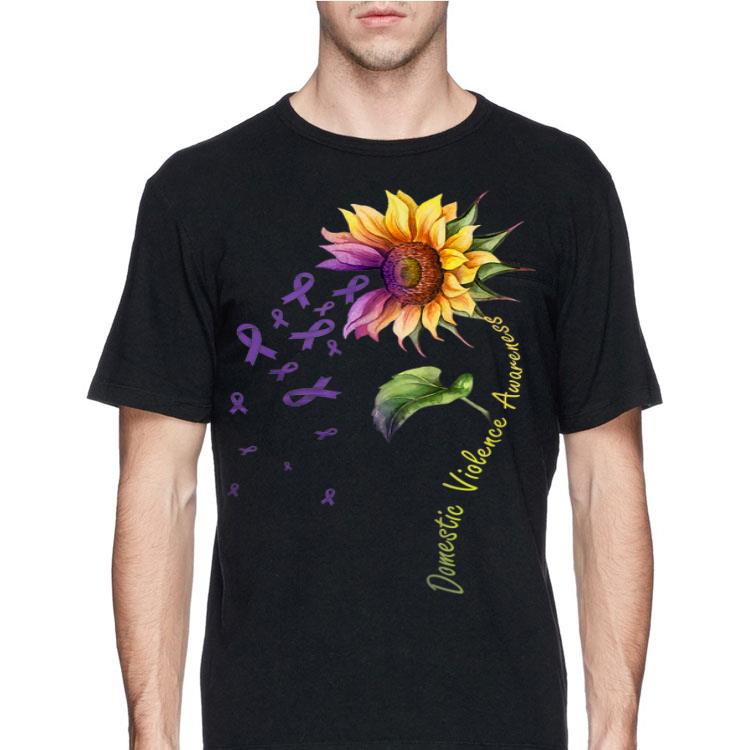 Domestic Vilolence Awareness Sunflower shirt