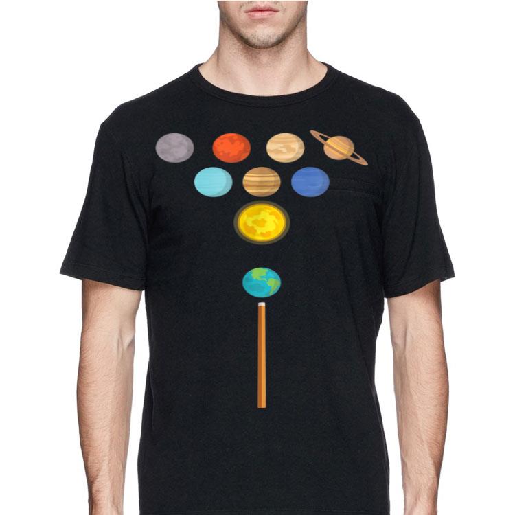 Earth Billiard Ball Strucking Planets shirt 8 Earth Billiard Ball Strucking Planets shirt