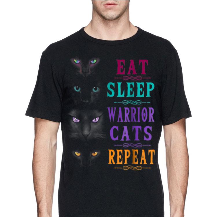 Eat Sleep Warrior Cats Repeat shirt