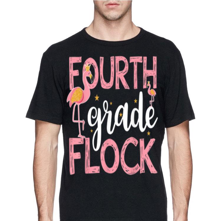 Fourth Grade Flack Back To Shool Flamingo shirt 8 Fourth Grade Flack Back To Shool Flamingo shirt