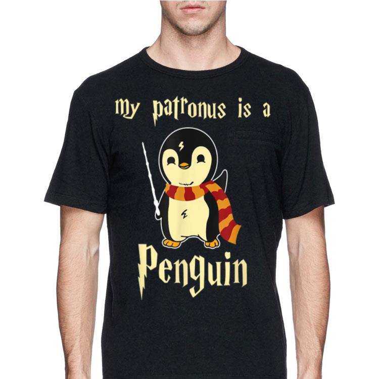 Harry Potter Wand My Patronus is a Penguin shirt