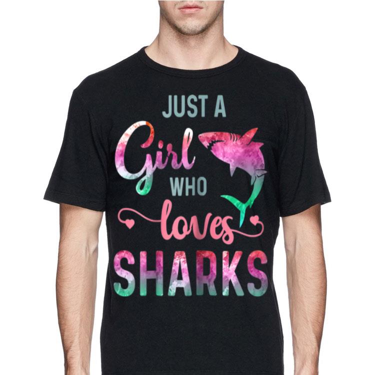 Just A Girl Who Loves Shark shirt