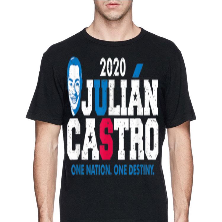 Mayor of San Antonio Julian Castro One Nation One Destiny shirt