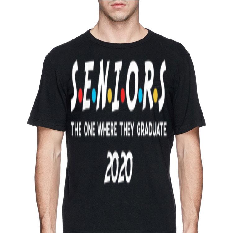 Seniors The One Where They Graduate 2020 shirt 8 Seniors The One Where They Graduate 2020 shirt