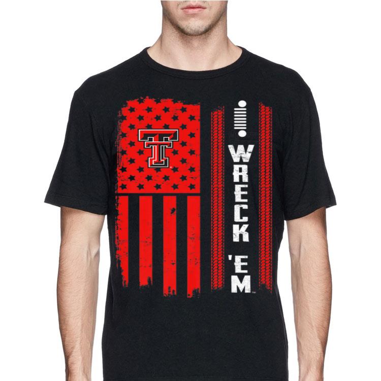 Texas Tech Red Raiders Nation Amrican Flag shirt