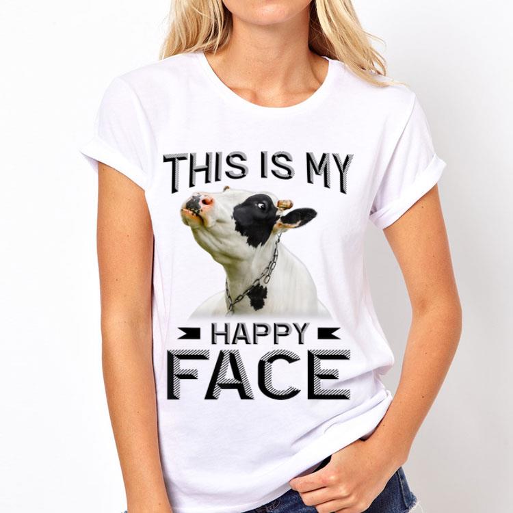 This Is My Happy Face Cows shirt