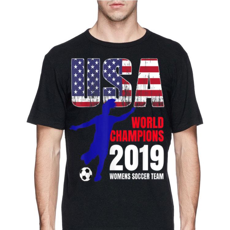 Usa Flag World Champions 2019 Womens Soccer Team shirt