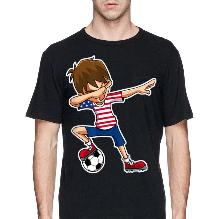 Usa Jersey Dabbing Soccer Boy shirt